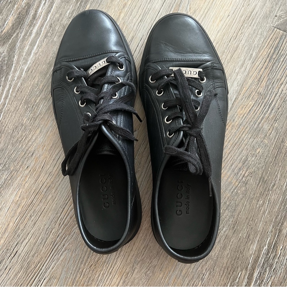 Gucci classic leather low top sneakers - Picture 15 of 16